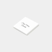 Post-it® SIMPLE MINIMAL.CUTIE AJOUTER NOM BÉBÉ joyeux anniv (Incliné)