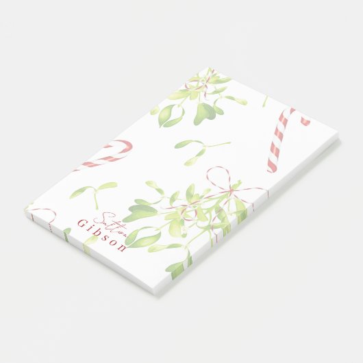 Post-it® Simple Minimal Joli Vacances Verdure (Incliné)