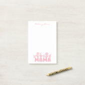 Post-it® Simple Minimal Modern Basic Pink Mama (Sur un bureau)
