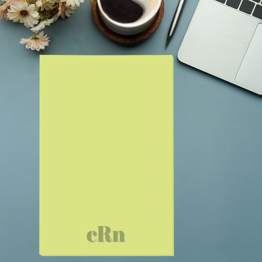Post-it® Simple Minimal Moderne Vert Professionnel
