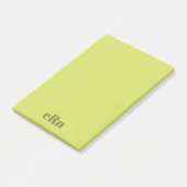 Post-it® Simple Minimal Moderne Vert Professionnel (Incliné)
