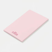 Post-it® Simple Minimal Professionnel Rose & Rouge Féminin (Incliné)