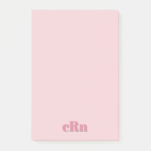 Post-it® Simple Minimal Professionnel Rose & Rouge Féminin