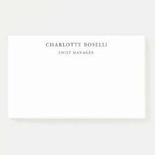 Post-it® Simple minimaliste élégant classique professionnel