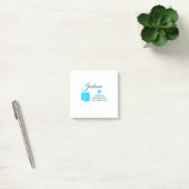 Post-it® Simple minimum ajouter votre nom texte place ville (Bureau)