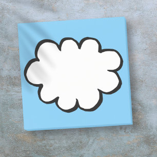 Post-it® Simple Moderne Cloud Think bulle