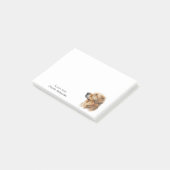 Post-it® Simple moderne Golden Retriever Personnalisé (Incliné)