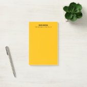 Post-it® Simple Moderne Simple Professionnel Ambre Jaune (Bureau)