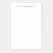 Post-it® Simple Plain Moderne Élégant (Devant)