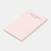 Post-it® Simple rose minimaliste moderne (Incliné)