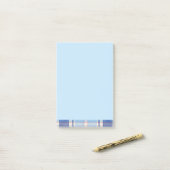 Post-it® Simple Style Chake Rustique Bleu (Sur un bureau)