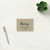 Post-it® Simple texte de remerciement avec les détails du n (Bureau)