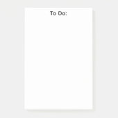 Post-it® Simple To Do List - Post-It Notes (Devant)