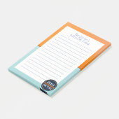 Post-it® Simple Turquoise/Orange Mitzvot (Incliné)