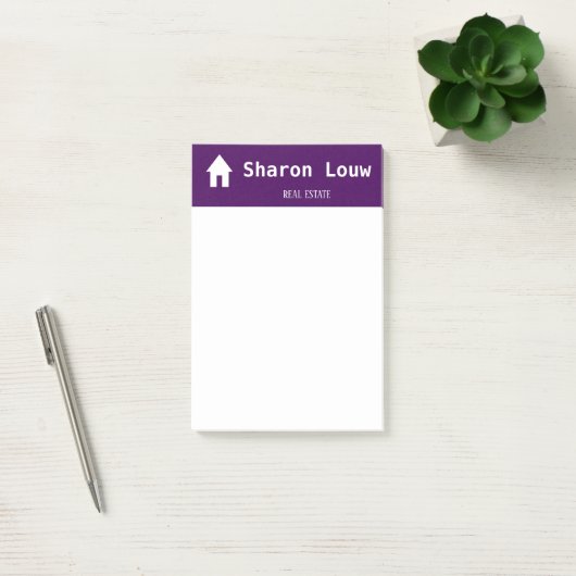 Post-it® Simple violet blanc (Bureau)