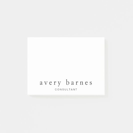 Post-it® Simple White Creative Professional Moderne (Devant)