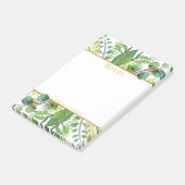 Post-it® Simplement Chic Green & Gold Foil Note Pad (Incliné)