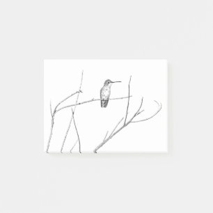 Post-it® Simplement un colibri sur un bâton