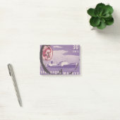 Post-it® Singapour timbre postal avec navire (Bureau)