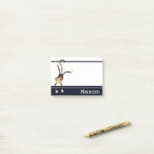 Post-it® Singe Cheeky Funny Personnalisé (Sur un bureau)