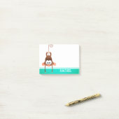 Post-it® Singe Chevrolet Personnalisé (Sur un bureau)