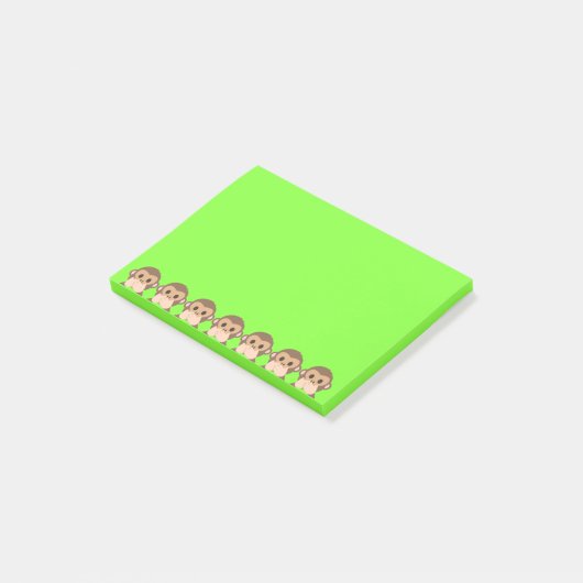 Post-it® Singes mignons (Incliné)