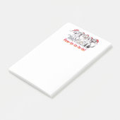 Post-it® Singing Christmas Cats with Santa Hats (Incliné)