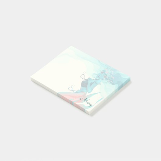 Post-it® Sirène avec bijoux 4x3 (Incliné)