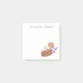 Post-it® Sirène élégante rose violet mignon (Devant)