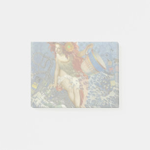 Post-it® Sirène gothique bleu Aquarius Art