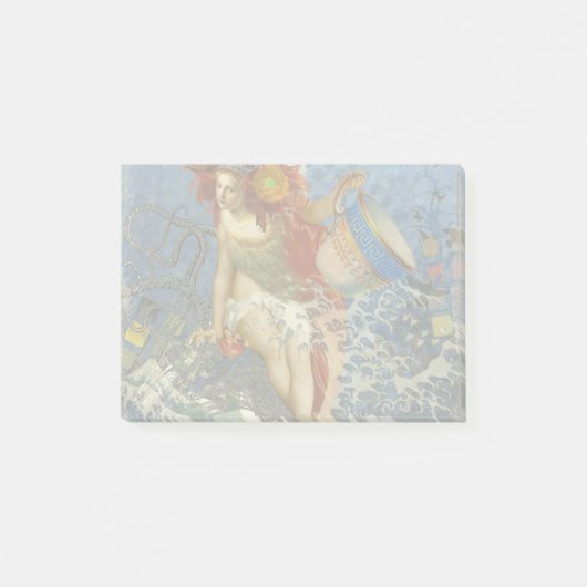 Post-it® Sirène gothique bleu Aquarius Art (Devant)