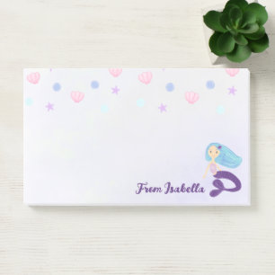 Post-it® Sirène Princesse Pastel Turquoise & Violet