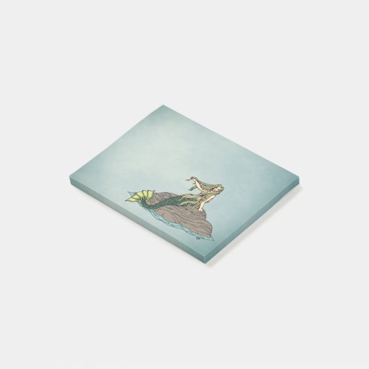 Post-it® Sirène sur Rocks (Incliné)