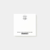 Post-it® Site Web de l'entreprise Médias sociaux Profession (Devant)