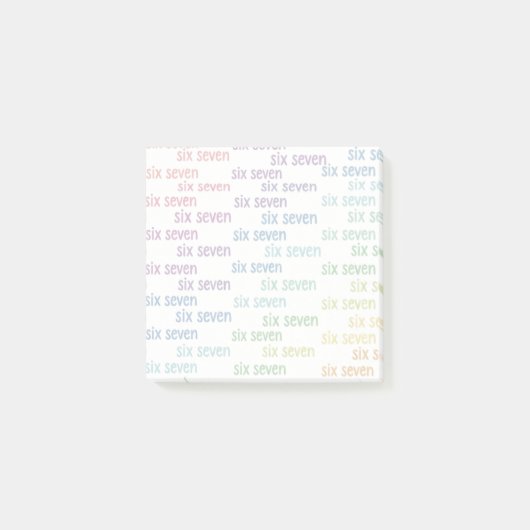 Post-it® Six Seven Multicolore (Devant)