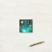 Post-it® Skeleton Keys on Green Background (Sur un bureau)