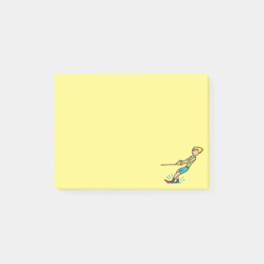 Post-it® Ski nautique (Devant)