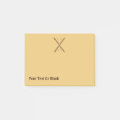 Post-it® Skis De Fond Et Polonais (Devant)