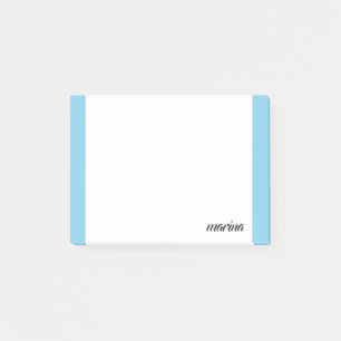 Post-it® Sky Blue Clean Professional Nom simple