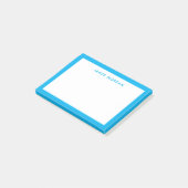 Post-it® Sky Blue Modern Name Professionnel (Incliné)