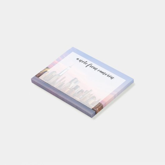 Post-it® Skyline du soir de New York (Incliné)