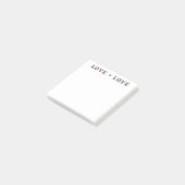 Post-it® SlipperyJoe l'amour est l'amour dégoulinant dynami (Incliné)