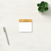 Post-it® SlipperyJoe's petit ours mot orange-brun pro (Bureau)