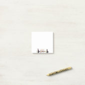 Post-it® SlipperyJoe's Vins Verres de raisins fermentés vin (Sur un bureau)