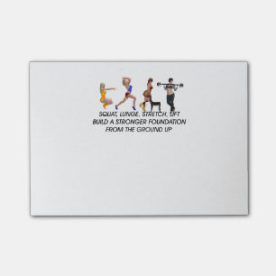 Post-it® Slogan accroupi SUPÉRIEUR