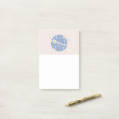 Post-it® Slogan d'alimentation des fleurs (Sur un bureau)