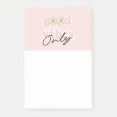 Post-it® Slogan hippie des années 70 de Good Vibes (Devant)