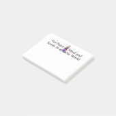 Post-it® Slogan SUPÉRIEUR de yoga (Incliné)