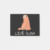 Post-it® Sloth Live Lent (Devant)