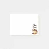Post-it® Slow Brew Coffee Sloth (Devant)